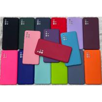 Capa Capinha Case Silicone Cores Variadas para Samsung A51 A51s