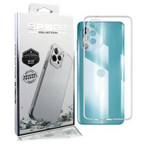 Capa Capinha Case Space + Película De CERAMICA Compativel Moto G82 XT2225 6.6 - Luiza Cell25