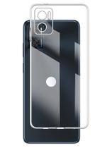 Capa Capinha Case Space + Película De Hydrogel Privacidade Compatível Moto E22 XT2239 6.5 - Luiza Cell25