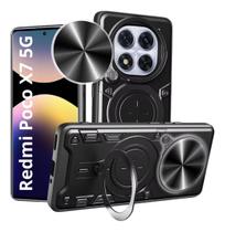 Capa Capinha Case Stylus Armor Militar Poco X7 5g Anti Impacto Suporte 360 Magnetico E Indução