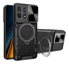Capa Capinha Case Stylus Armor Militar Poco X7 Pro 5g Anti Impacto Suporte 360 Magnetico E Indução