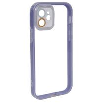 Capa Capinha Case Transparente C/ Borda Compatível Iphone 12