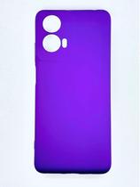 Capa Capinha Case Veludo Emborrachada Luxo Para Motorola Moto G24 Power