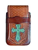Capa Capinha Celular estampada estilo country de couro legitimo