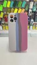 Capa Capinha Celular IP 12 Pro Arco Iris