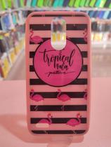 Capa Capinha Celular LG K10 2017 Flamingo