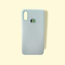 Capa Capinha Celular Samsung Galaxy A10s Silicone Emborrachado Verde Água