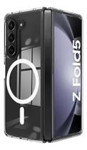 Capa Capinha Clear Case Magnética Carregamento sem fio para Samsung Galaxy Z Fold 5
