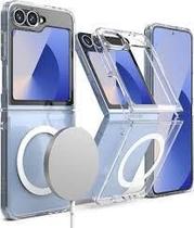 Capa Capinha Clear Case Transparente Magnetica Para Galaxy Z Flip 6