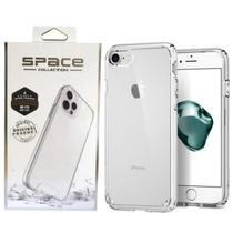 Capa Capinha Clear Space Compatível iPhone 7 / 8 /X / XS /XR / 11 / 12 / 13 / 14 Pro Max (Selecione)