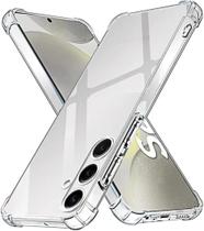 Capa Capinha Com Bordas Anti Impacto Transparente Compatível Com Samsung Galaxy S24 Plus Tela de 6.7 Polegadas