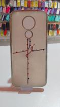 Capa Capinha Compatível Celular Motorola Moto G7 Power Transparente Desenhada