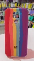 Capa Capinha Compatível Celular Redmi Note 9 Case Arco Íris Aberta na Câmera Capa Capinha Compatível Celular Redmi Note 9 Case Arco Íris Aberta na Câmera