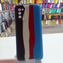 Capa Capinha Compatível Celular Samsung Galaxy A02S Arco-Iris