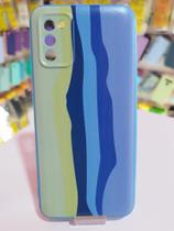 Capa Capinha Compatível Celular Samsung Galaxy A02S Arco-Iris Capa Capinha Compatível Celular Samsung Galaxy A02S Arco-Iris
