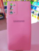 Capa Capinha Compatível Celular Samsung Galaxy Note 20 Case Emborrachada com Veludo - Mustang