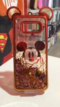 Capa Capinha Compatível Celular Samsung Galaxy S8 Mickey Mouse Glitter