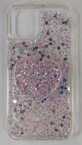 Capa Capinha Compatível Com iphone 12 tela 6.1 C/ Suporte Dedos colorido