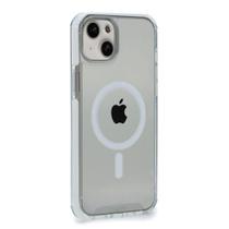Capa Capinha Compatível Com iPhone 14 Pro Com Magsafe Branca Impactor Ultra Customic