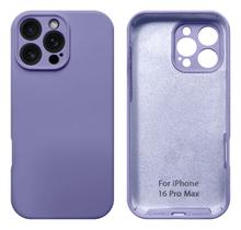 Capa Capinha Compativel com iPhone 16 Pro Max Proteção de Câmera Silicone Veludo