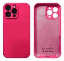 Capa Capinha Compativel com iPhone 16 Pro Max Proteção de Câmera Silicone Veludo