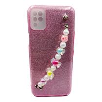 Capa Capinha Compatível Com LG K52 Lmk420bmw tela 6.6 com pulseira Decorativa Capa Capinha Compatível Com LG K52 Lmk420bmw tela 6.6 com pulseira Decorativa
