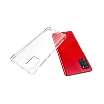 Capa Capinha Compatível Com Samsung Galaxy a71 Borda Anti Queda transparente Película de Vidro 3d