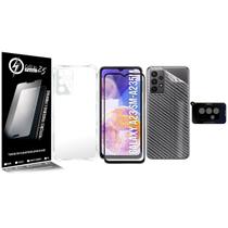 Capa Capinha compativel Galaxy A23 4G A235 6.6 + Pelicula 3d + Pel Camera + Carbono - Cell In Power25
