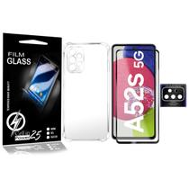 Capa Capinha compatível Galaxy A52s 5G A528 + Película Vidro 3d + pel Câmera - Cell In Power25