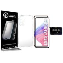 Capa Capinha compativel Galaxy A53 5G A536 6.5 + Película Vidro 3d + pel Câmera - Cell In Power25 Capa Capinha compativel Galaxy A53 5G A536 6.5 + Película Vidro 3d + pel Câmera - Cell In Power25