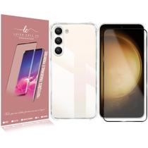 Capa Capinha Compativel Galaxy S23 Plus S916 Anti Choque + Película FULL 3d - Luiza Cell25