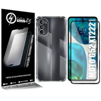 Capa Capinha compativel Moto G52 XT2221 6.6 Anti Choque + Película FULL 3d - Cell In Power25