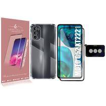 Capa Capinha Compativel Moto G52 XT2221 6.6 + Pelicula Vidro 3d + pel Câmera - Luiza Cell25