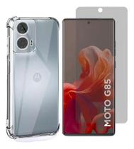 Capa Capinha Compativel Moto G85 + Pelicula Fosca Hydrogel - SW SEEWELL