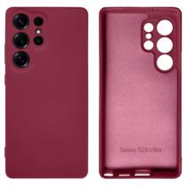 Capa Capinha Compatível Para- Samsung S25 Ultra - Silicone Aveludado qualidade premium