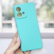 Capa Capinha Compatível Para- Smartphone Motorola moto Edge 40 NEO - Silicone Aveludado