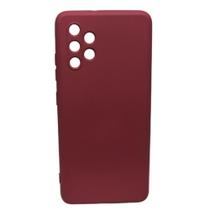 Capa Capinha Compatível Para- Smartphone Samsung A52 - Silicone Aveludado