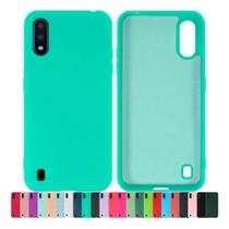 Capa Capinha Compatível Para Smartphone Samsung Galaxy A01 Aveludada
