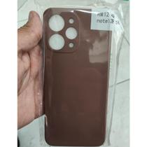 Capa Capinha Compatível Para- Smartphone Xiaomi Redmi 12 4G - Redmi Silicone Aveludado