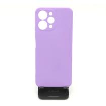 Capa Capinha Compatível Para- Smartphone Xiaomi Redmi 12 4G - Redmi Silicone Aveludado
