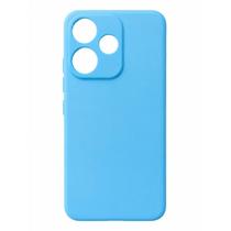 Capa Capinha Compatível para Xiaomi Redmi 13 4G Silicone Aveludado Premium Anti Impacto Proteção Completa COR:AZUL