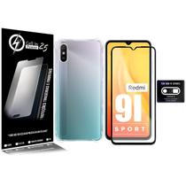 Capa Capinha Compatível Redmi 9I Sport 6.53 + Película Vidro 3d + pel Câmera - Cell In Power25