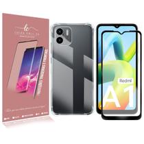 Capa Capinha Compativel Redmi A1 6.52 Anti Choque + Película FULL 3d - Luiza Cell25 Capa Capinha Compativel Redmi A1 6.52 Anti Choque + Película FULL 3d - Luiza Cell25