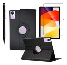 Capa Capinha Couro Compativel Para Redmi Pad Se 11 + Película + Caneta Capa Capinha Couro Compativel Para Redmi Pad Se 11 + Película + Caneta