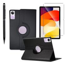 Capa Capinha Couro Compativel Para Redmi Pad Se 11 + Película + Caneta - OTEMU Capa Capinha Couro Compativel Para Redmi Pad Se 11 + Película + Caneta - OTEMU