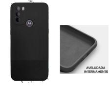 Capa Capinha Cover Aveludada Luxo P/ Motorola Moto G31 G41