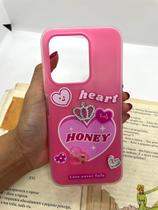 Capa Capinha de celular compatível com Redmi 15C 4G e Poco C85 Honey Cor:Pink Capa Capinha de celular compatível com Redmi 15C 4G e Poco C85 Honey Cor:Pink