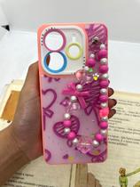 Capa Capinha de celular compatível com Redmi Note 14 4G Circlet Cor:Rosa Bebê
