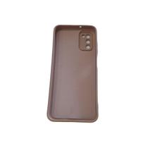 Capa capinha de celular Samsung Galaxy A03s SM-A037M aveludada Arco íris ante queda e ante impacto resistente