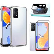 Capa Capinha e Película 3D e Película Câmera Para Redmi Note 11 4G